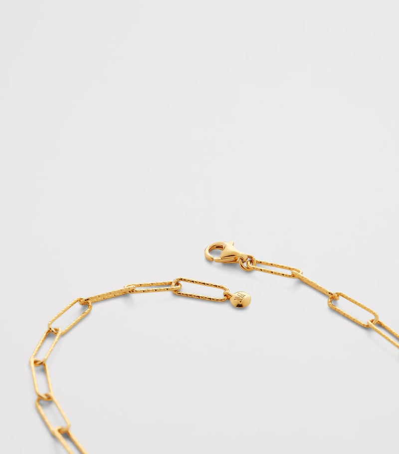 Monica Vinader gold vermeil Alta necklace (British brand)