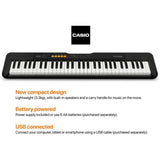 Casio beginners keyboard bundle with online lessons, UK version