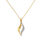 Argos Revere 9ct Gold Plated Silver Glitter Flame Pendant Necklace 45.7cm- Buy online at McGrocer