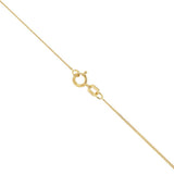 Revere gold plated silver glitter flame pendant necklace 18in - British product