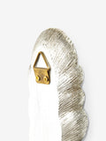 Set of 2 Silver Feather Wall Art