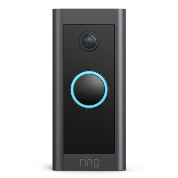 Ring wired doorbell with 1080p HD video, imported from the UK