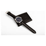 Ben Sherman watch set black faux leather strap 40mm, imported from the UK