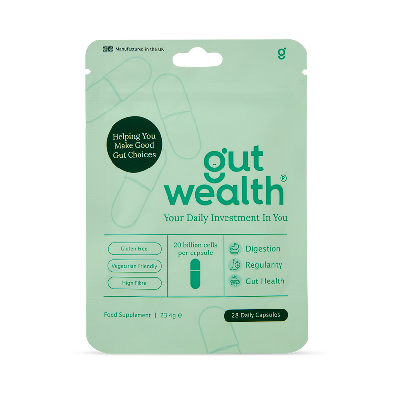 Gut Wealth gut health capsules 28 capsules - British product