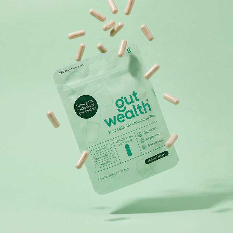 Gut Wealth gut health capsules 28 capsules - British product