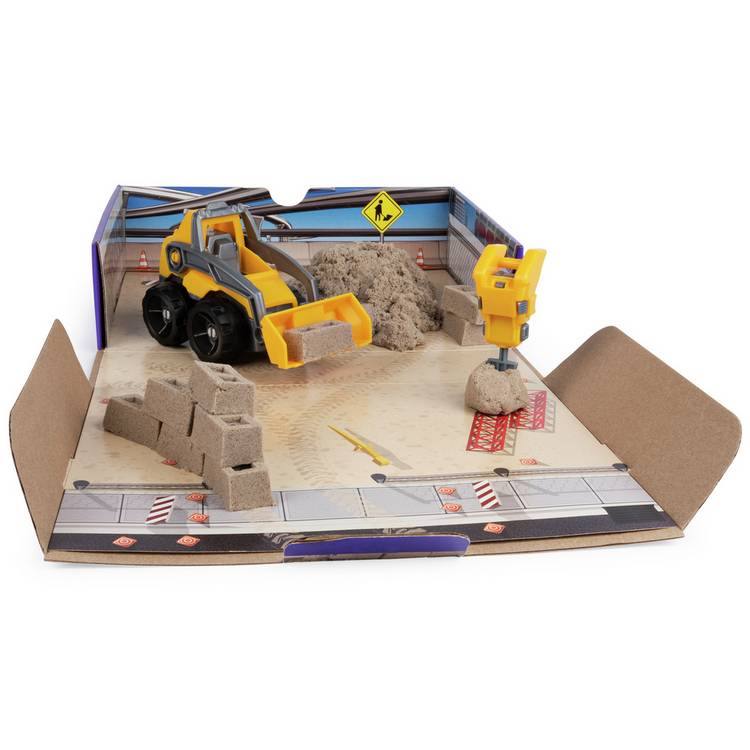 Kinetic Sand Dig and Demolish Set construction toy - British product