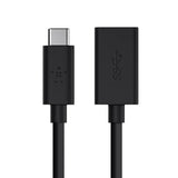 Belkin USB-A to USB-C adapter Black (British brand)