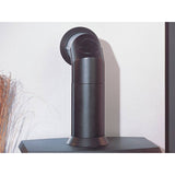 Dimplex electric stove pipe kit black 45cm, imported from the UK