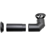Dimplex electric stove pipe kit black 45cm, imported from the UK
