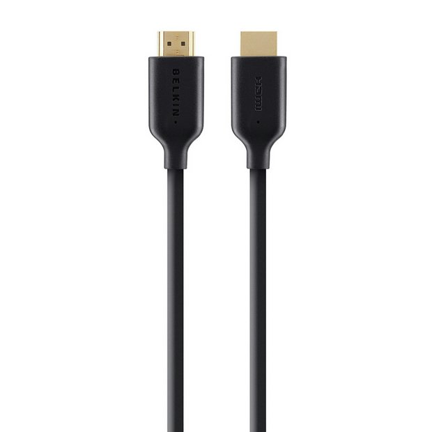 Belkin 2m Hi-Speed HDMI cable black, imported from the UK