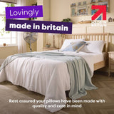 Slumberdown Summer Cool Medium Support Pillows 2 Pack, UK version