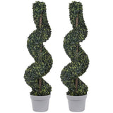 Garden XP artificial spiral trees set of 2 90cm - British product