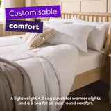 Slumberdown All Seasons 13.5 Tog Duvet Single, imported from the UK