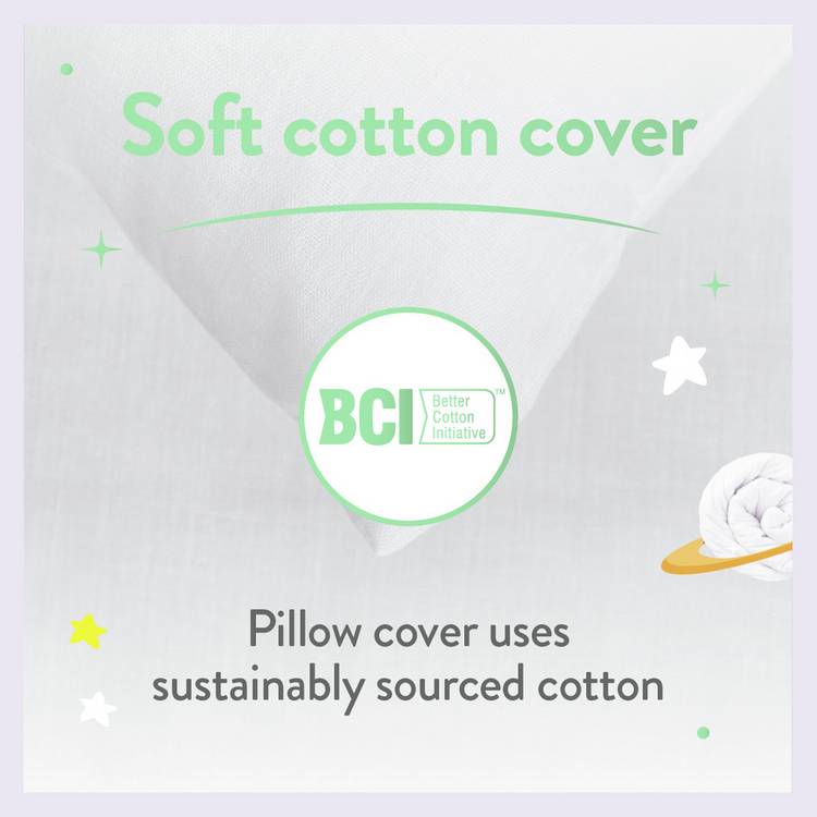 Slumberdown cot bed pillow 60x40cm (British brand)