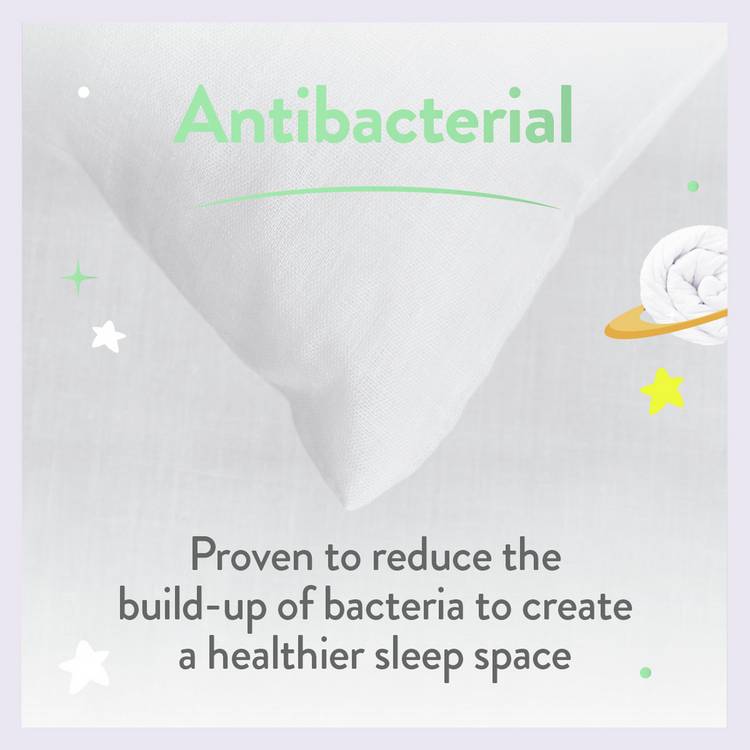 Slumberdown cot bed pillow 60x40cm (British brand)