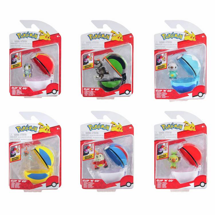 Jazwares Pokémon Clip N Go battle figure 22cm, imported from the UK