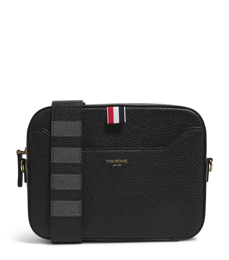 Thom Browne small camera bag pebbled leather, UK version