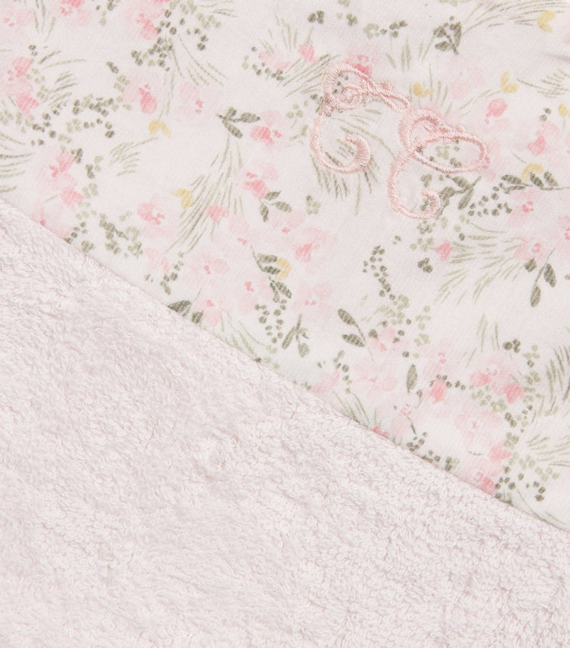 Tartine et Chocolat cotton rose bib, imported from the UK