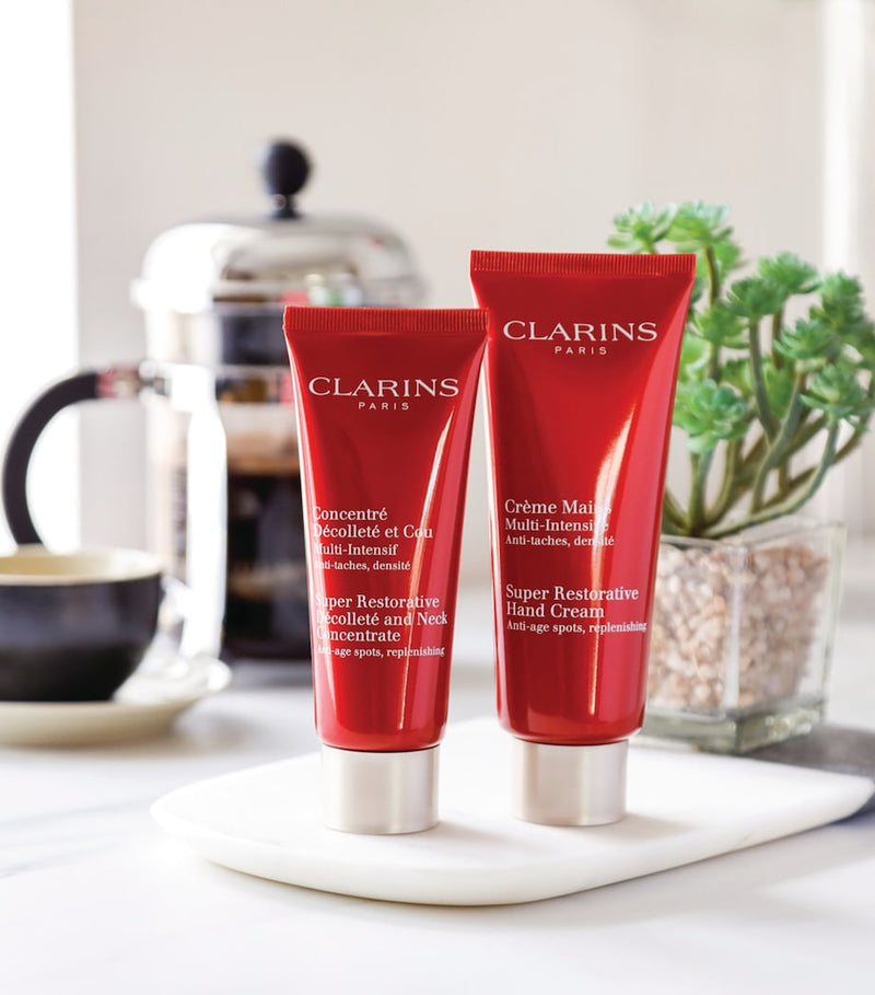 Clarins Super Restorative Hand Cream, imported from the UK