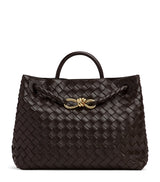 Harrods Bottega Veneta Andiamo Intrecciato Leather Top-Handle Bag- Buy online at McGrocer