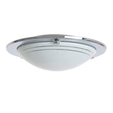 Argos Home flush ceiling light chrome, imported from the UK