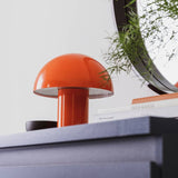Argos Habitat Ngami Mushroom Aluminium LED Touch Table Lamp Orange- Buy online at McGrocer