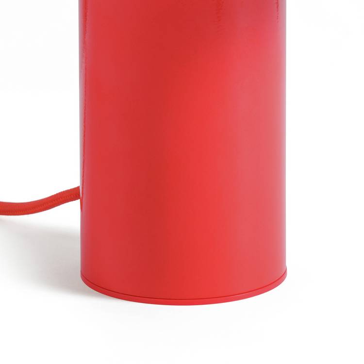 Habitat mushroom LED touch table lamp orange, imported from the UK