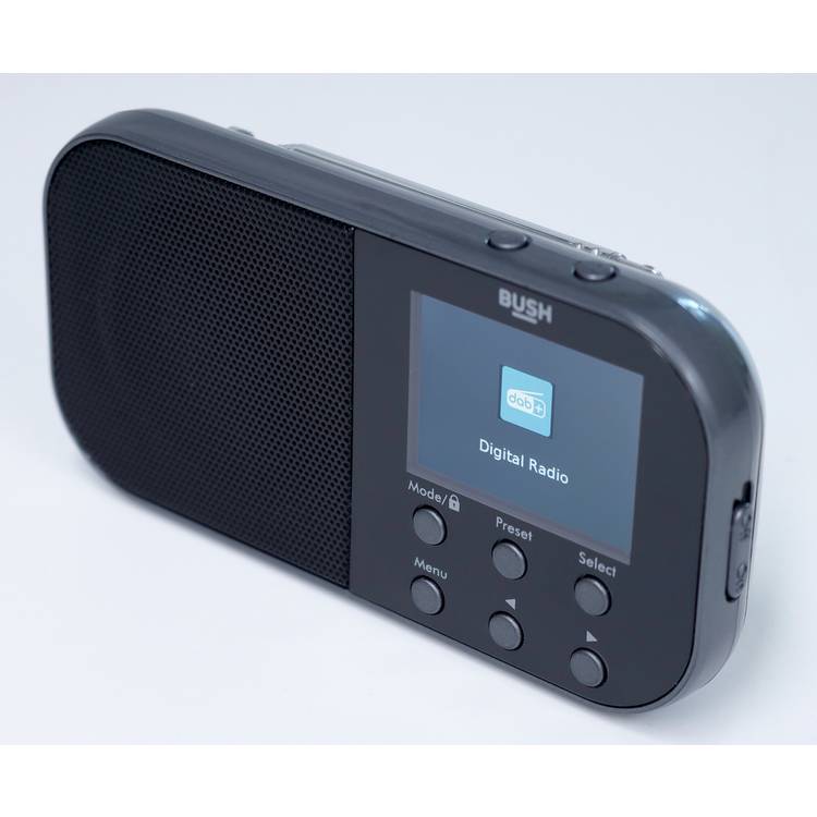Bush compact DAB+ FM radio, imported from the UK