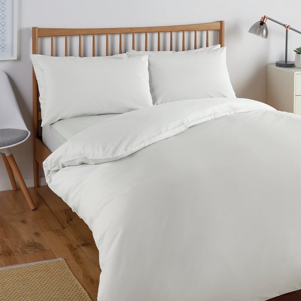 Habitat white single bedding set with Lyocell, imported from the UK