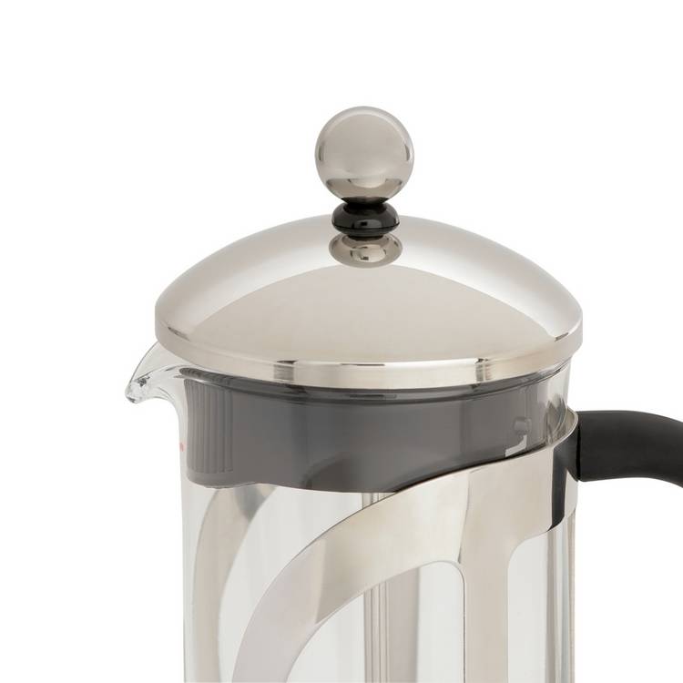 Habitat 3 Cup Cafetiere chrome 350ml, UK version