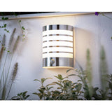 Argos Home wall lamp warm white LED steel glass, imported from the UK