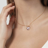 Radley London rose gold pearl dog charm necklace 41cm - British product