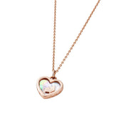 Radley London rose gold pearl dog charm necklace 41cm - British product