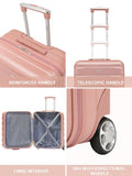 Flight Knight pink cabin luggage 56x45x25cm, imported from the UK