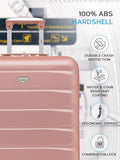 Flight Knight pink cabin luggage 56x45x25cm, imported from the UK