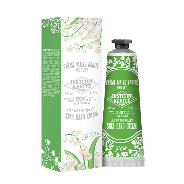 Institut Karite Lily of the Valley Hand Cream 30ml, UK version