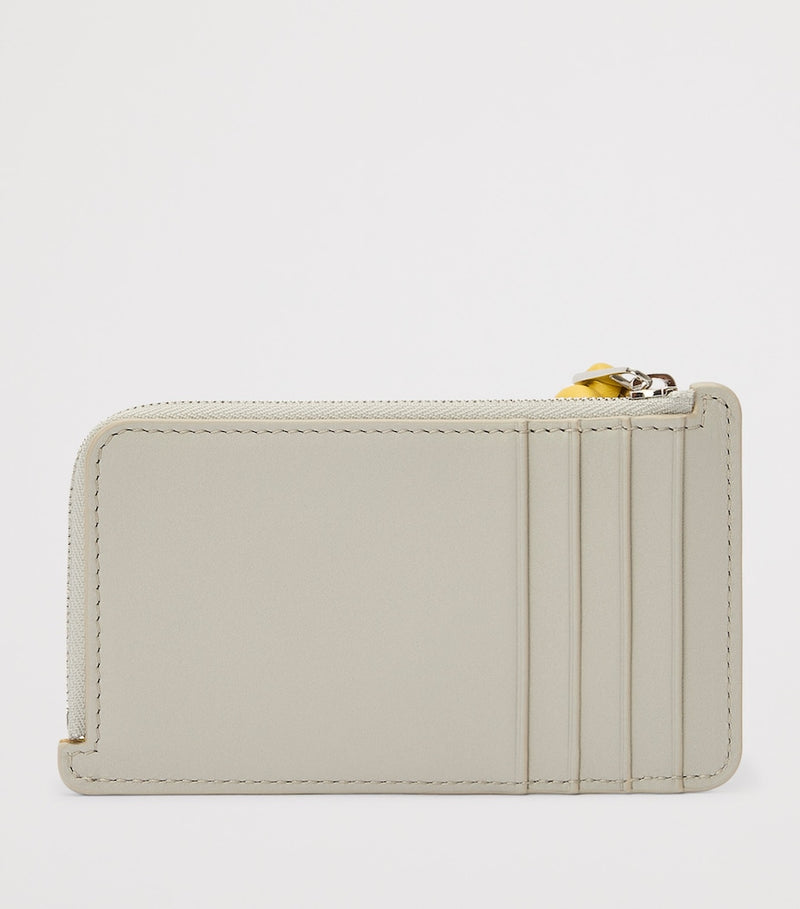 LOEWE Knot card holder calfskin leather compact size, imported from the UK