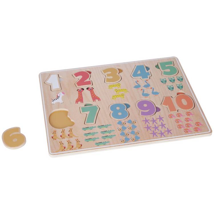 Chad Valley chunky wooden puzzles 3 pack, UK version
