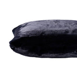 Habitat faux fur cushion navy 43x43cm, UK version