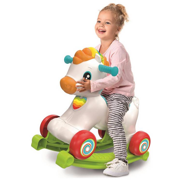 Clementoni interactive rocking horse ride-on (British brand)