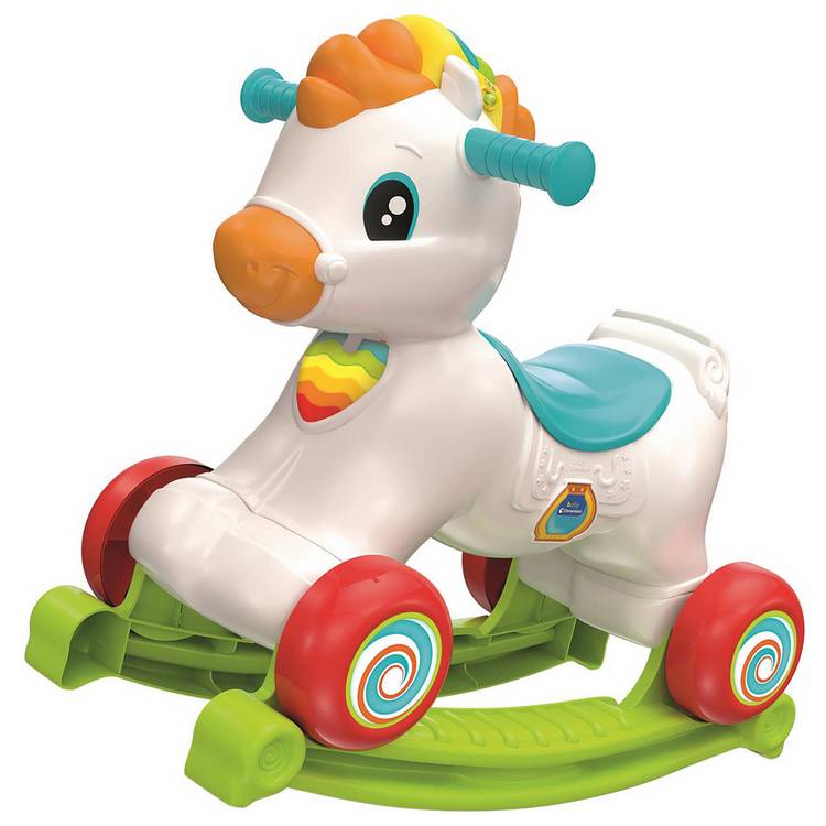 Clementoni interactive rocking horse ride-on (British brand)