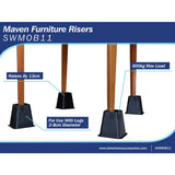 Maven anti-scratch furniture risers, UK version