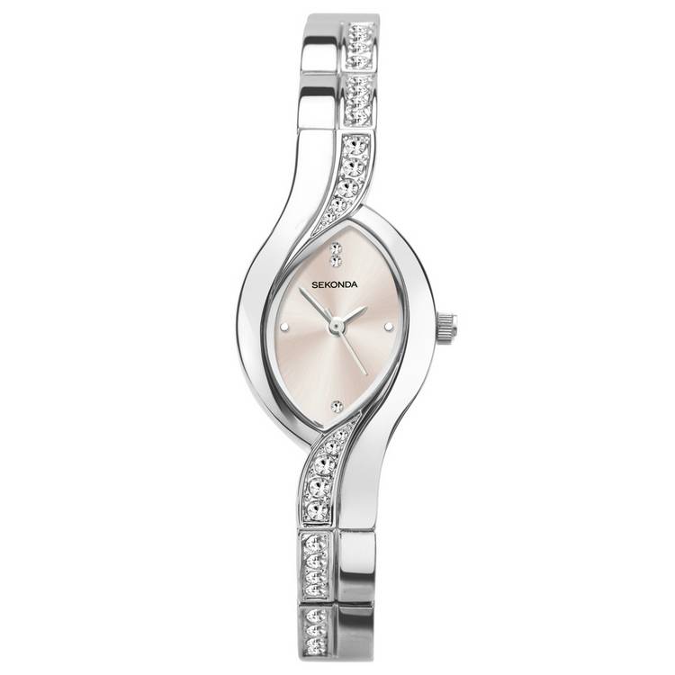 Sekonda ladies oval twist bracelet watch 20mm, imported from the UK