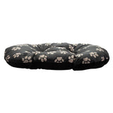 Small fleece oval dog cushion for small dogs, UK version