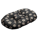 Small fleece oval dog cushion for small dogs, UK version