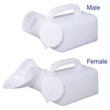 Safe and Sound unisex urinal with secure lid - British product