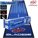 Winmau Easy Checkout Outshot Dart Mat 300x60cm - British product