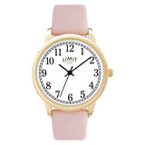 Argos Limit Ladies Pink Faux Leather Strap Watch- Buy online at McGrocer