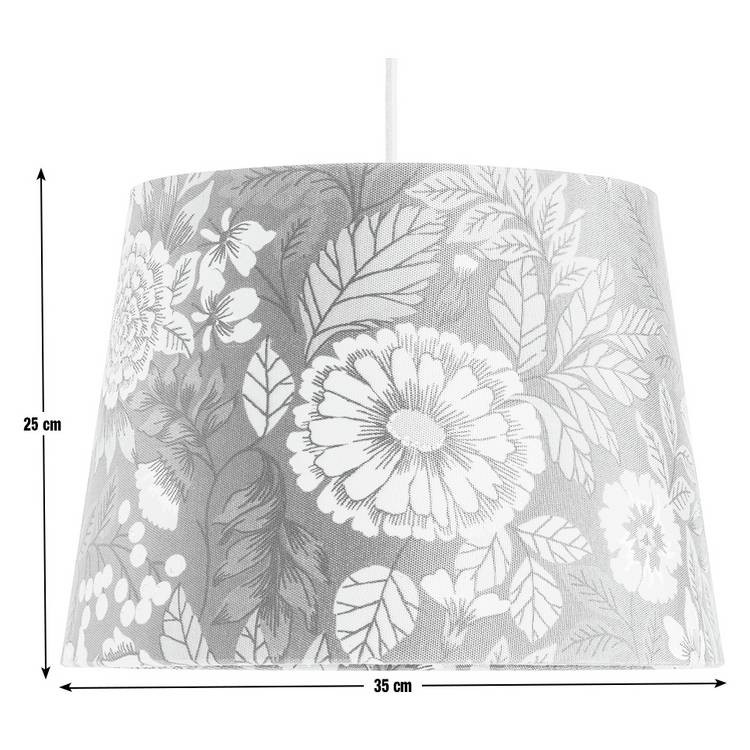 Argos Home green floral lampshade 35cm, UK version