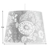 Argos Home green floral lampshade 35cm, UK version